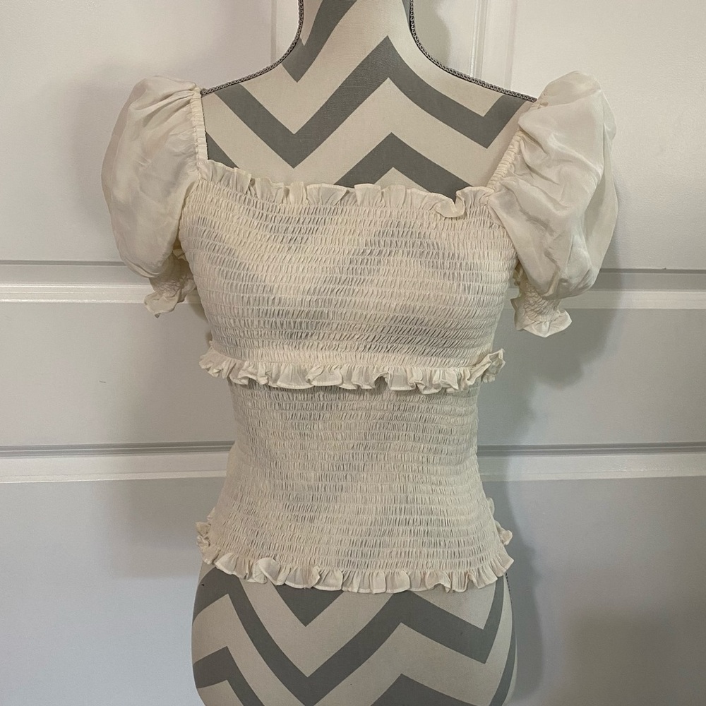 Cinq Á Sept Small White Top